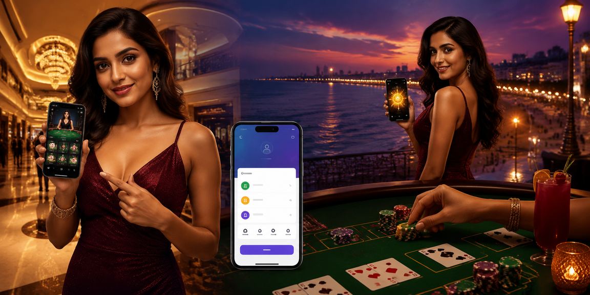 Player enjoying Baccarat live casino game in Chennai